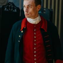 Кирилл Кузнецов на съемках сериала "Елизавета" (© фото: предоставлено телеканалом "Россия 1")