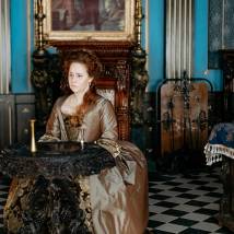 Агриппина Стеклова на съемках сериала "Елизавета" (© фото: предоставлено телеканалом "Россия 1")