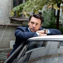 Антон Хабаров на съемках сериала "Алекс Лютый. Дело Шульца" (© фото: предоставлено телеканалом НТВ)