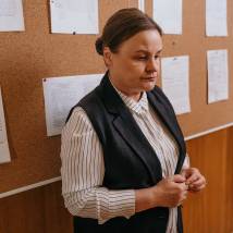 Ольга Лапшина на съемках фильма "Обоюдное согласие" (© фото: предоставлено онлайн-кинотеатром KION)