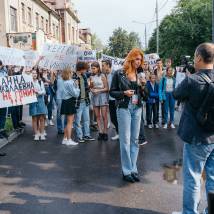 Анастасия Стоцкая на съемках фильма "Обоюдное согласие" (© фото: предоставлено онлайн-кинотеатром KION)