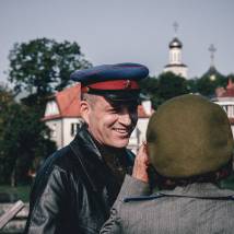 Евгений Воловенко на съемках сериала "По законам военного времени 5" (© фото: предоставлено кинокомпанией Star Media)