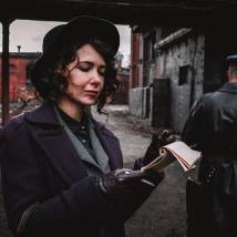 Екатерина Климова на съемках сериала "По законам военного времени 5" (© фото: предоставлено Первым каналом)