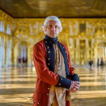 Антон Хабаров на съемках сериала "Великая. Золотой век" (© фото: предоставлено Первым каналом)