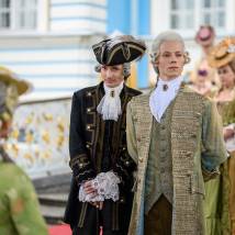 Илья Гришин на съемках сериала "Великая. Золотой век" (© фото: предоставлено Первым каналом)