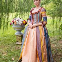 Анна Ковальчук на съемках сериала "Екатерина. Фавориты" (© фото: предоставлено телеканалом "Россия 1")