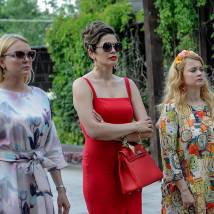 Елена Великанова, Екатерина Копанова, Юлия Галкина на съемках фильма "Вы мне подходите" (© фото: предоставлено телеканалом "Россия 1")
