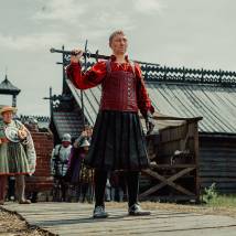 Дмитрий Куличков на съемках фильма "Горыныч" (© фото: предоставлено компанией "Вольга")