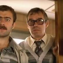 Михаил Пореченков и Сергей Гармаш в фильме "Механическая сюита"