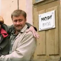 Сергей Головкин и Михаил Пореченков в фильме "Механическая сюита"