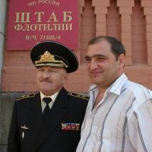 Николай Чиндяйкин на съемках фильма "Викинг"