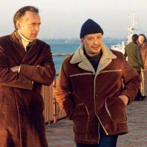 Андрей Руденский и Дмитрий Марьянов на съемках фильма "Кавалеры морской звезды"