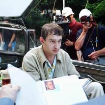 Константин Хабенский на съемках фильма "Бедные родственники"
