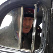 Михаил Гомиашвили на съемках фильма "Первый после Бога"
