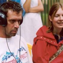 Владимир Машков и Екатерина Федулова на съемках фильма "Питер FM" (© фото: Даша Чаликова (profitkino.ru))