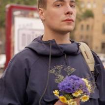 Евгений Цыганов на съемках фильма "Питер FM" (© фото: Даша Чаликова (profitkino.ru))