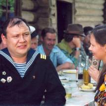 Юрий Степанов на съемках сериала "Дети Ванюхина"