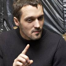 Павел Трубинер на съемках фильма "Сдвиг"