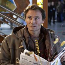 Дмитрий Ульянов на съемках фильма "Сдвиг"