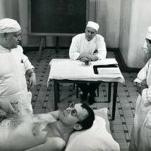 Иннокентий Смоктуновский, Вячеслав Васильев на съемках фильма "Степень риска"