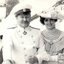 На съемках фильма "Мастер и Маргарита"