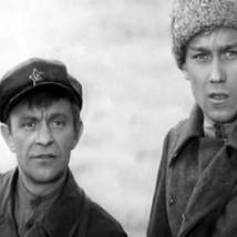 Ролан Быков и Олег Янковский в фильме "Служили два товарища"