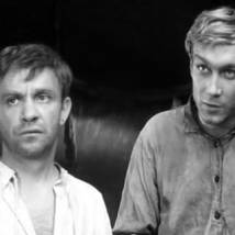 Ролан Быков и Олег Янковский в фильме "Служили два товарища"