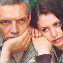Анна Ковальчук, Александр Галибин на съемках фильма "Мастер и Маргарита"