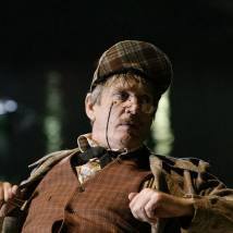 Александр Абдулов на съемках фильма "Мастер и Маргарита"