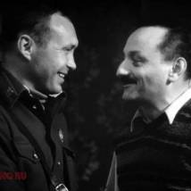 Юрий Кузнецов и Семен Фарада в фильме "Мой друг Иван Лапшин"
