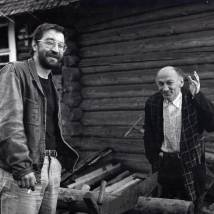 Юрий Шевчук на съемках фильма "Духов день"