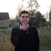 Сергей Маковецкий на съемках фильма "Мне не больно"