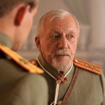 Георгий Штиль на съемках фильма "Юнкера"