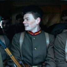 Родион Галюченко, Сергей Ларин и Гурам Баблишвили в фильме "Утомленные солнцем 2: Предстояние"