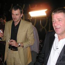 Павел Трубинер и Андрей Краско на съемках фильма "Частный заказ" (© фото: Сергей Ткачев)