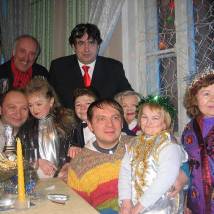 На съемках фильма "Новогодний киллер"