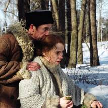Олег Меньшиков и Чулпан Хаматова в фильме "Доктор Живаго"