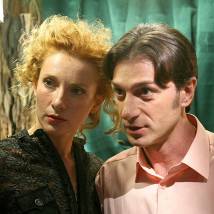 Нана Кикнадзе и Эвклид Кюрдзидис в сериале "Ставка на жизнь"