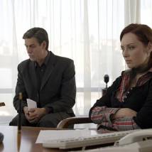 Дмитрий Дюжев и Елена Ксенофонтова на съемках фильма "Карамболь"