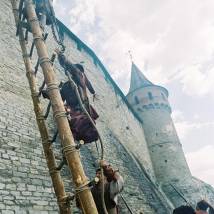 На съемках фильма "Тарас Бульба"