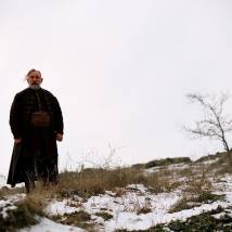 Богдан Ступка на съемках фильма "Тарас Бульба"