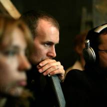 Оператор Михаил Кричман и Андрей Звягинцев на съемках фильма "Изгнание" (© фото: Владимир Мишуков)