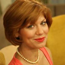 Елена Бирюкова на съемках сериала "Дедушка моей мечты (Моя прекрасная семья)"