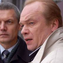 Андрей Смоляков и Александр Галибин на съемках сериала "Свой-чужой"