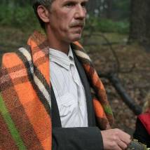 Сергей Баталов на съемках фильма "Внеземной"