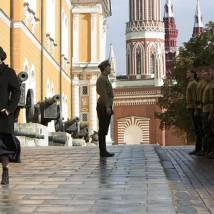 На съемках фильма "Жена Сталина"