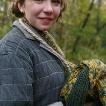 Ирина Рахманова на съемках фильма "Беглянки"