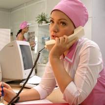 Ольга Будина на съемках фильма "Личная жизнь доктора Селивановой"