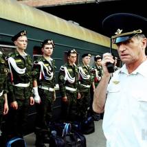 На съемках фильма "Путейцы"