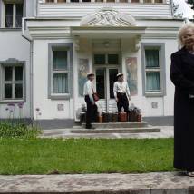 Светлана Немоляева на съемках фильма "Ленинградец. Чужая жизнь"